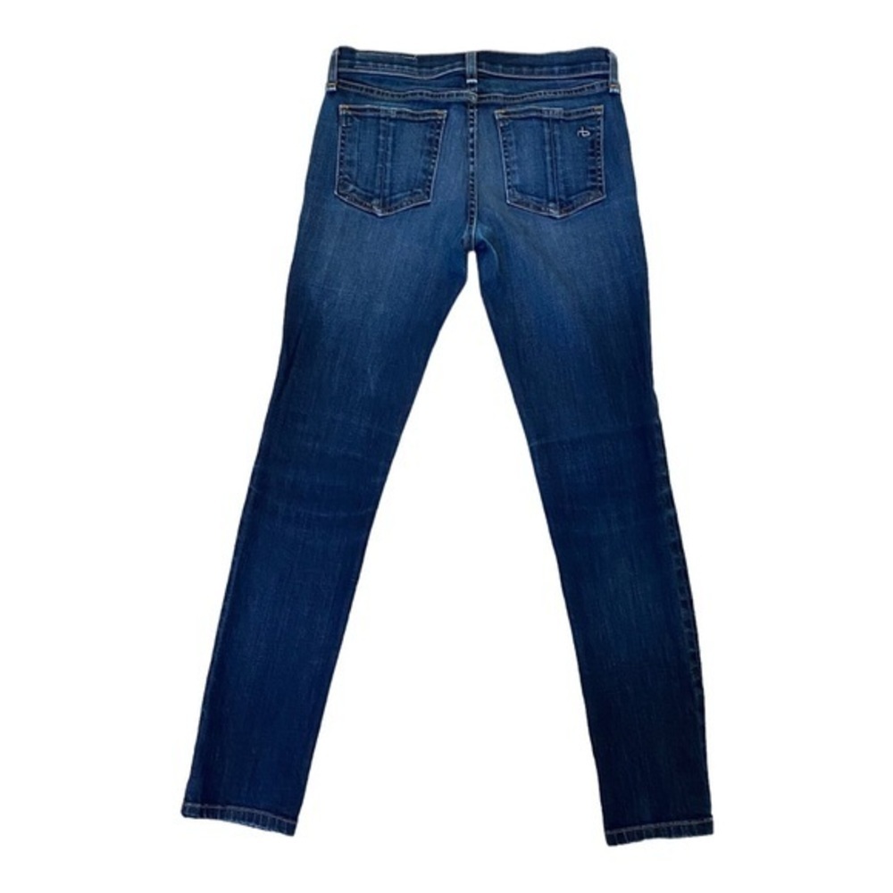 Rag & Bone Cate Mid Rise Skinny Jeans Blue Stretch Womens Size 25 - Picture 9 of 15
